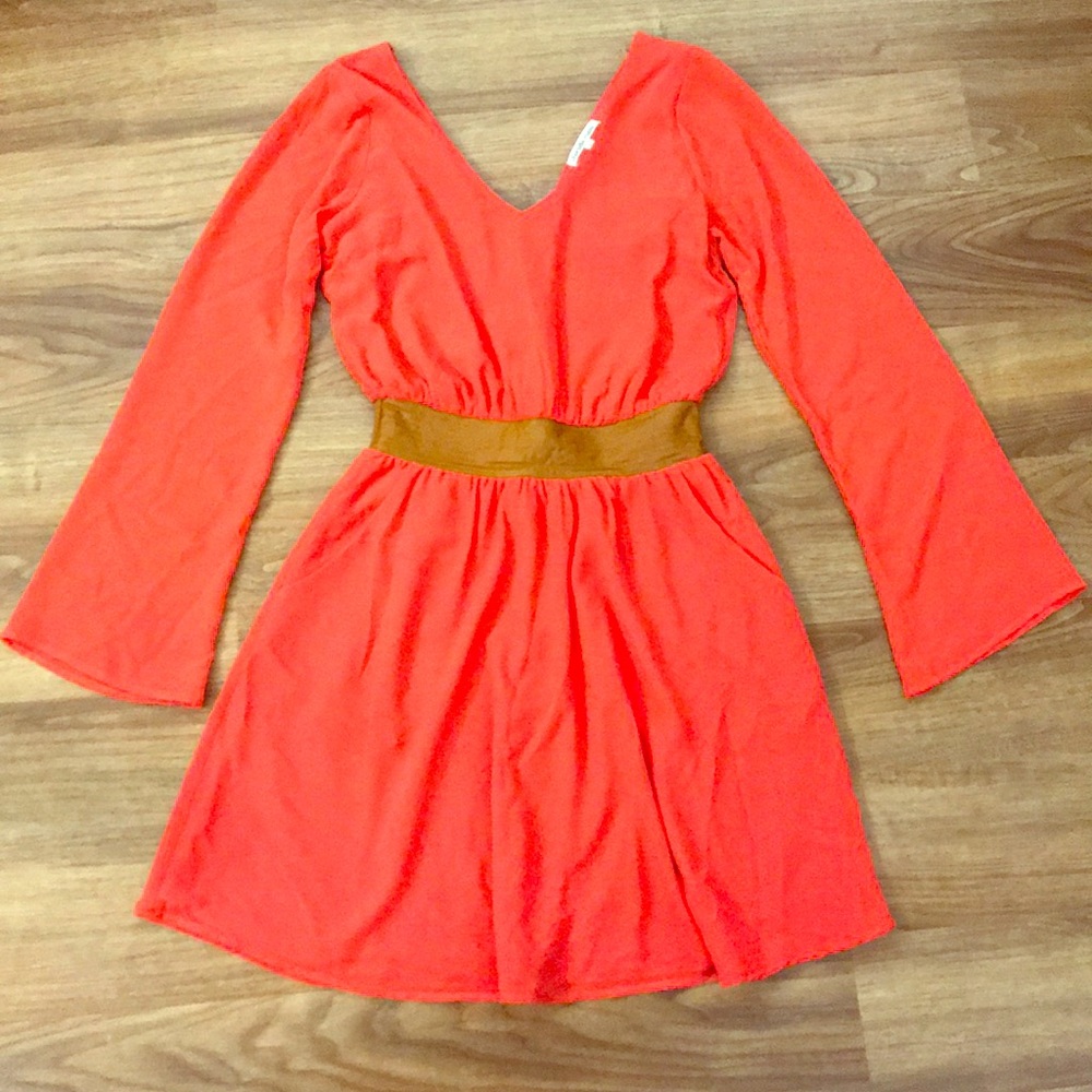 Charlotte Russe - Long sleeve dress with pockets